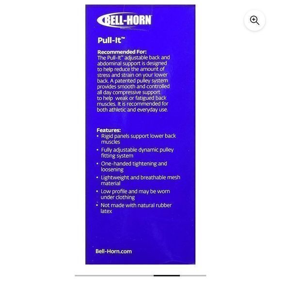 NWOT Bell-Horn Pull-It Back and Abdominal Support - Picture 7 of 7